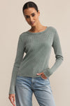 Z Supply Arlet Mini Thermal Top - Hunter Green