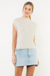 Lorah Sweater Vest - Cream