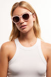 Z Supply Lunch Date Sunglasses - Blush Pink-Gradient