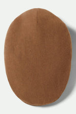 Brixton Hooligan Snap Cap - Camel Melton Wool