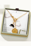 Lunar Front Toggle Zodiac Necklace Leo