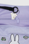 Baggu Medium Nylon Crescent Bag Embroidered - Embroidered Miffy