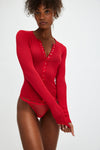 Free People Going Places Cardi - Cherry Crush