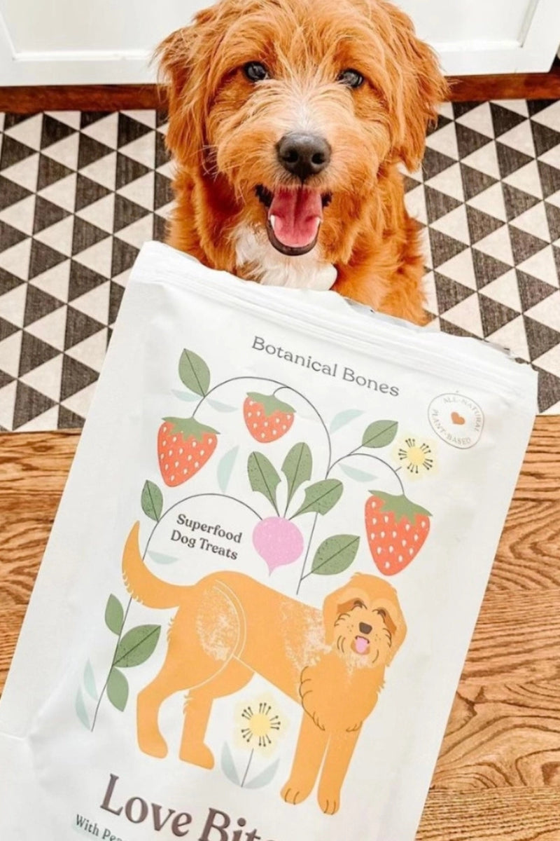 Botanical Bones Dog Treats Love Bites