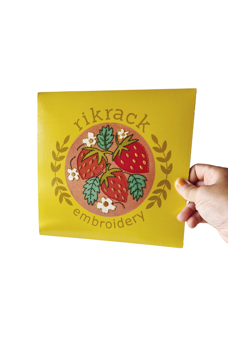 Rikrack Embroidery Kit Strawberries