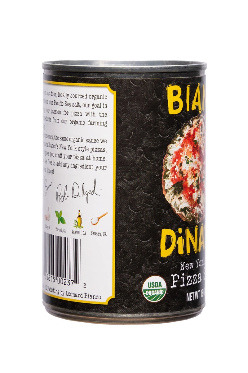 Bianco DiNapoli Organic Pizza Sauce - Dinapoli NY Style