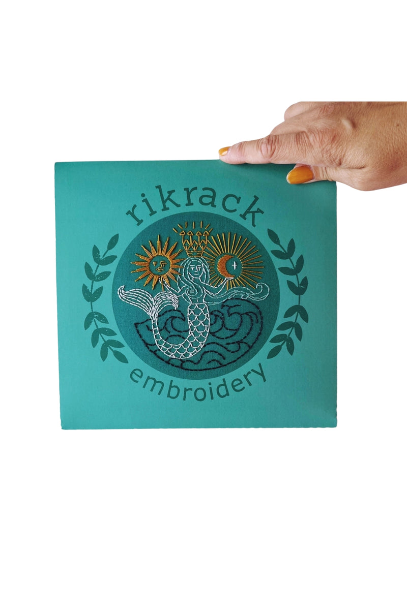 Rikrack Embroidery Kit Mermaid