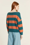 Pepaloves Jersey De Rayas - Verde Y Toffee