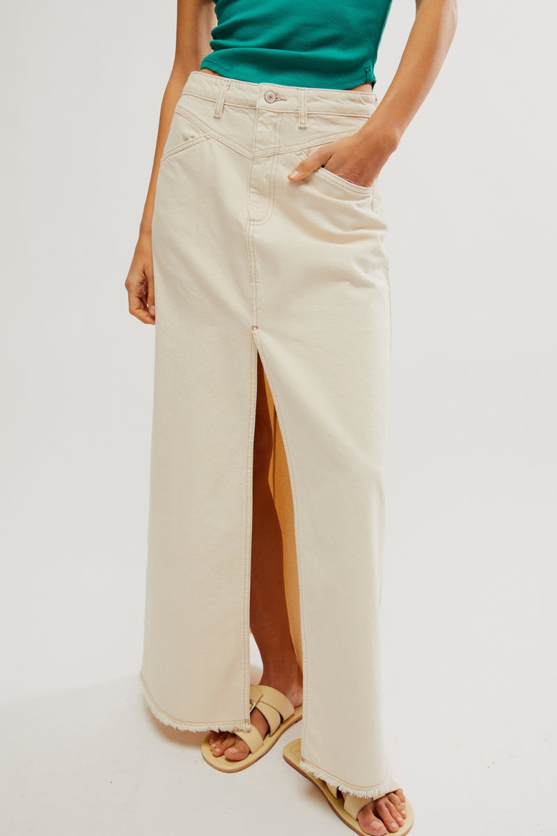 Free People Come As You Are Maxi Skirt