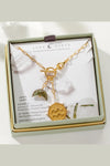 Lunar Front Toggle Zodiac Necklace Aquarius