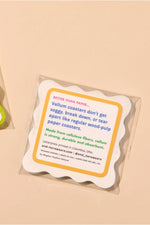 Vellum Coasters - Crudité in Olive - Set of 4