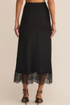 Z Supply Cinder Lace Midi Skirt - Black