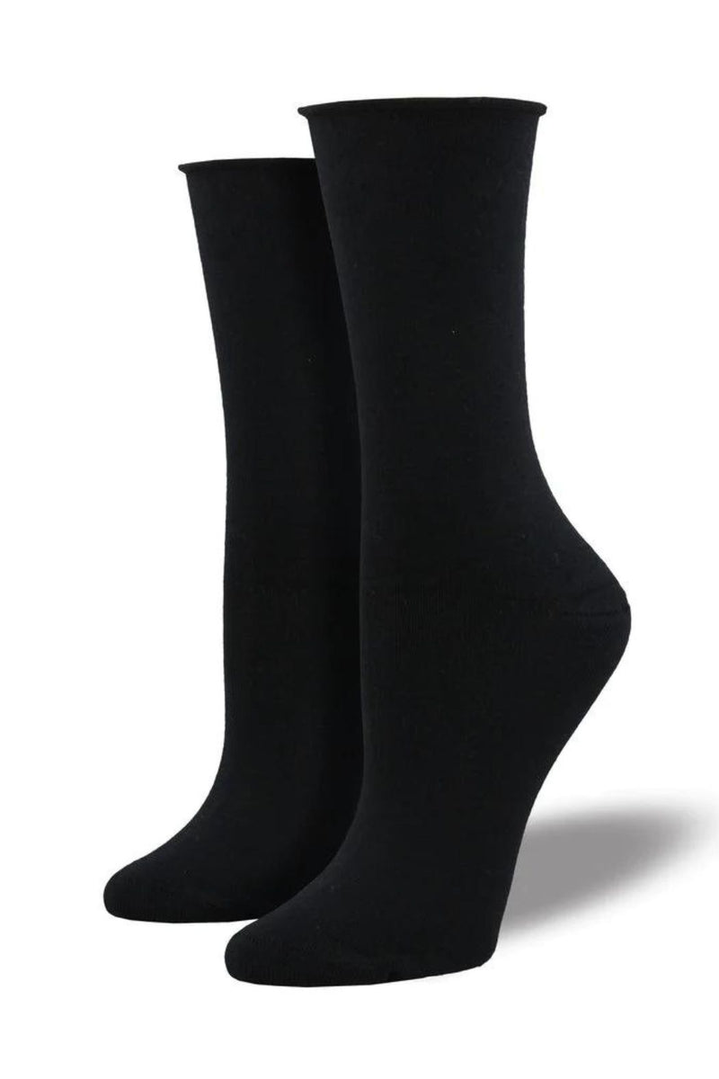 Socksmith Women's Bamboo Socks - Black Solid