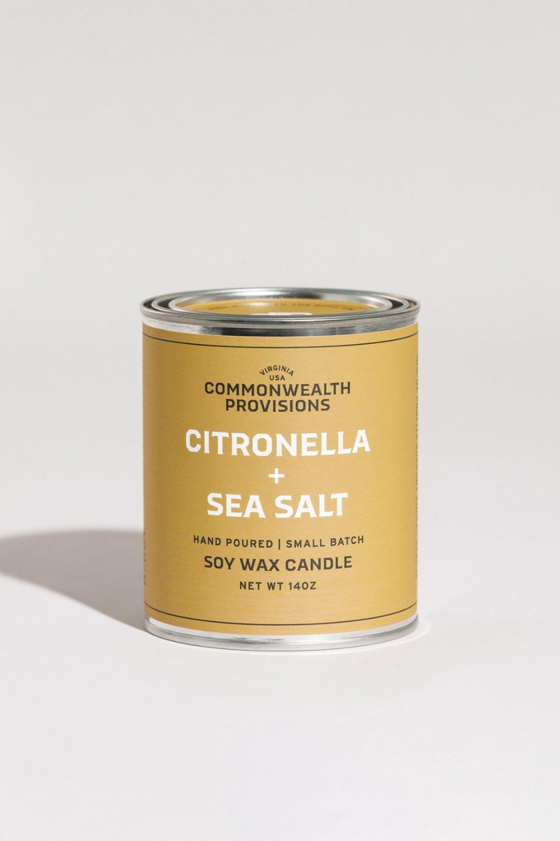 Commonwealth Provisions Candle - Citronella + Sea Salt