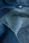 Z Supply On The Road Color Block Jacket - Mixed Indigo