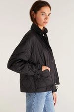 Z Supply On The Move Quilted Jacket - Black