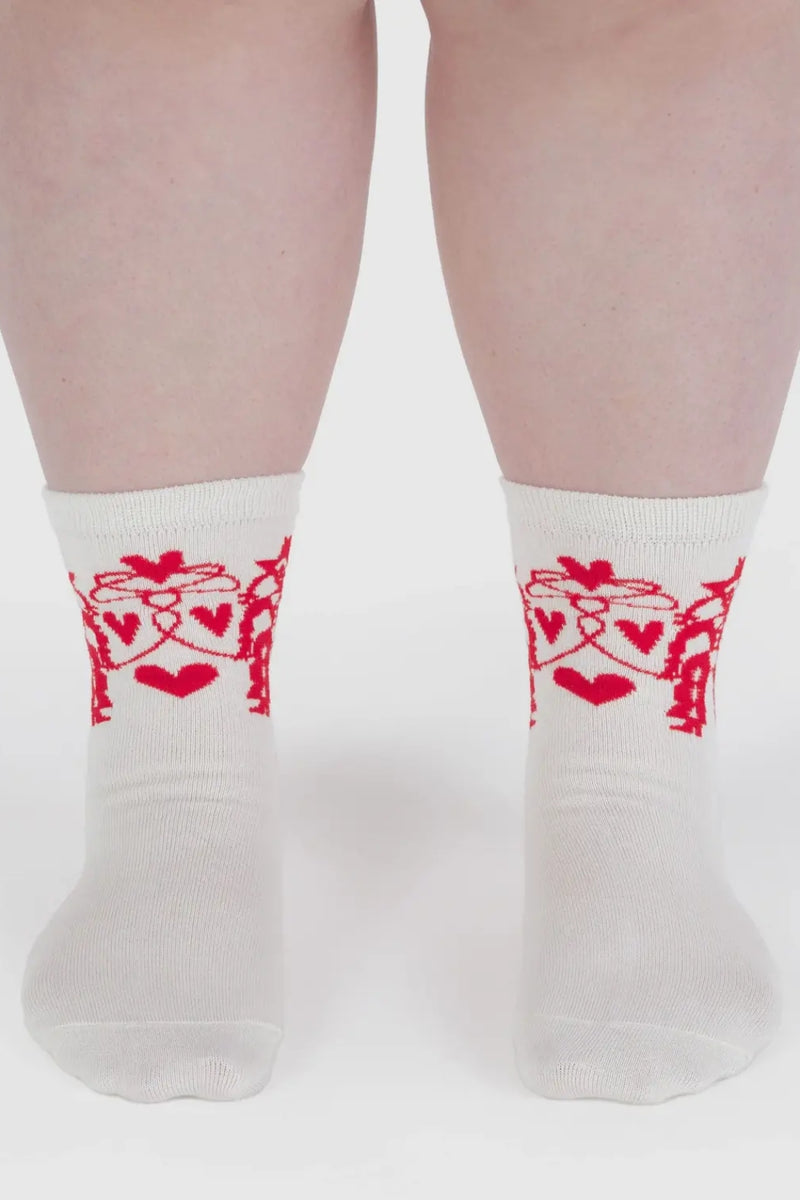 Baggu Crew Sock - Cowgirl