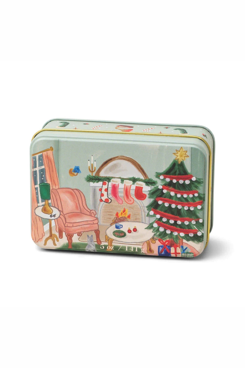 5 oz Printed Christmas Tins