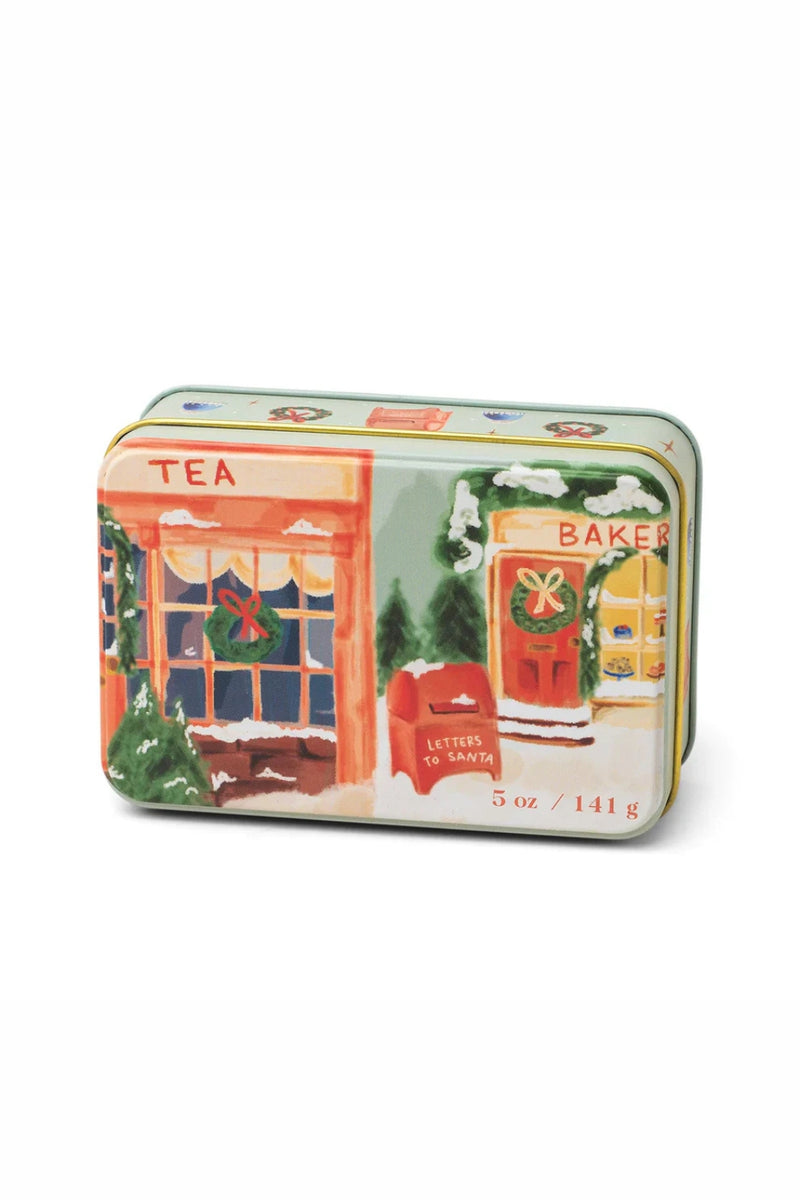 5 oz Printed Christmas Tins