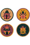 Beaded Coasters Set of 4 - Amulet