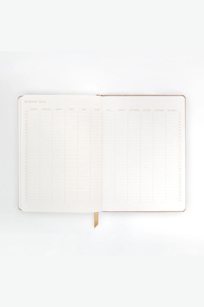 Vegan Suede Flex Cover Undated Planner