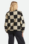 Brixton Delilah Sherpa Jacket - Black/Natural