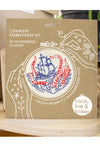 Hook, Line, and Tinker Embroidery Kit - Release the Kraken