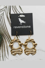 The Golden Serpent Earrings