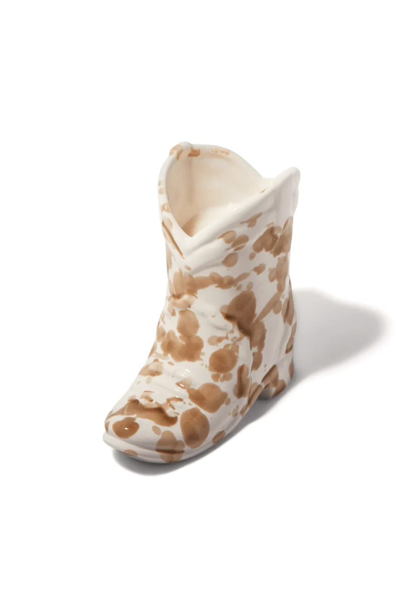 Nashville Ceramic Cowboy Boot Candle Bergamot + Maho