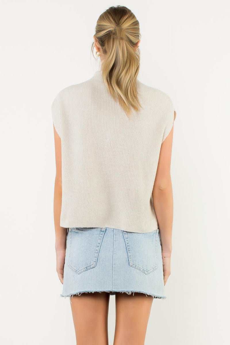 Lorah Sweater Vest - Cream