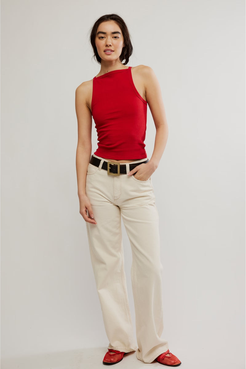 Free People Mia Tank - Salsa