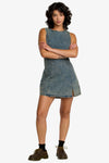 RVCA Jessie Mini Dress - Dusty Blue Wash