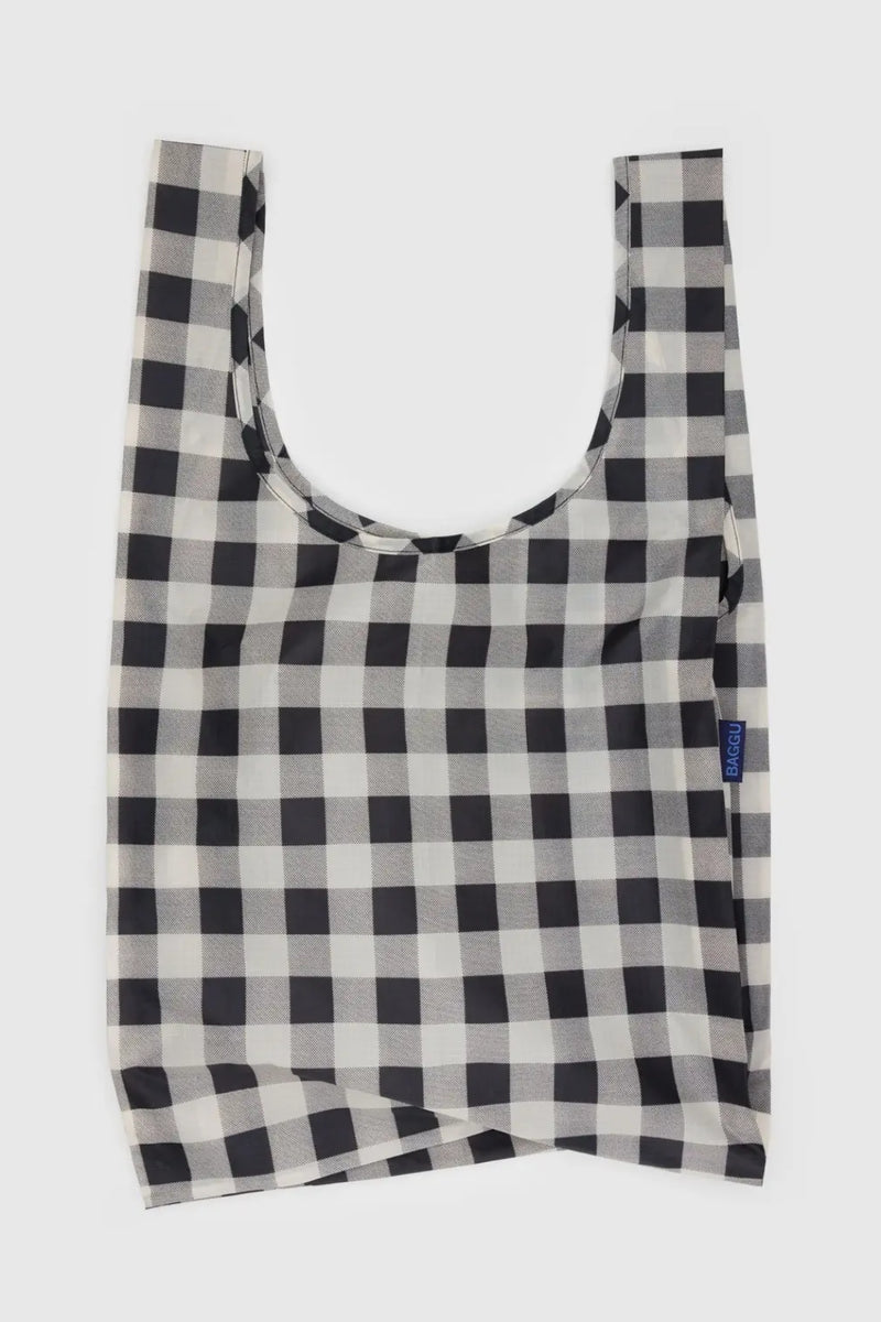 Standard Baggu - Black & White Big Check