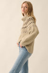 Alpine Knit Raglan Sleeve Sweater