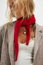 Free People Essential Triangle Scarf - Red