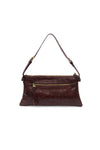 Eve Trapeze Shoulder Bag - Wine
