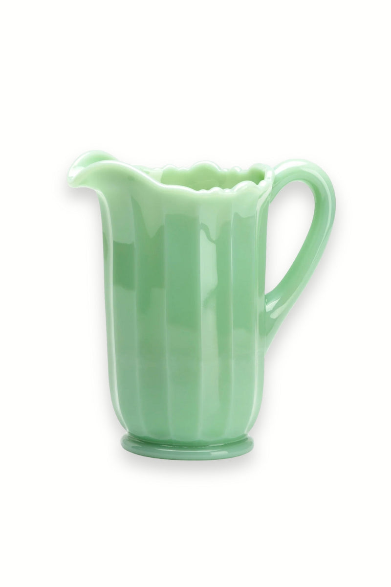 Mosser Glass Panel Pitcher - Jadeite