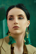 The Charlotte Earring - Emerald Green