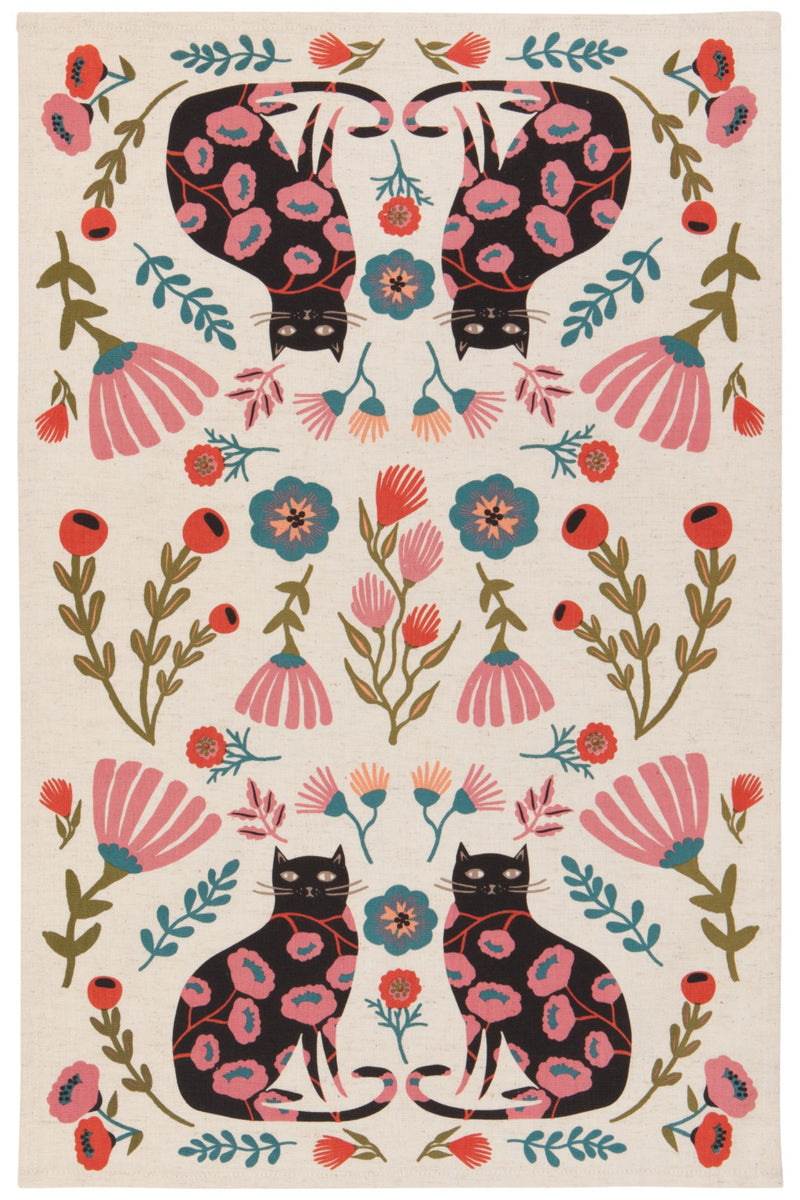 Cotton Linen Kitchen Towel Set - Catbloom