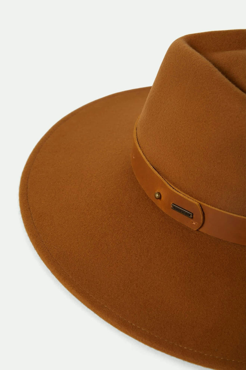 Brixton Eleanor Felt Packable Hat - Washed Copper