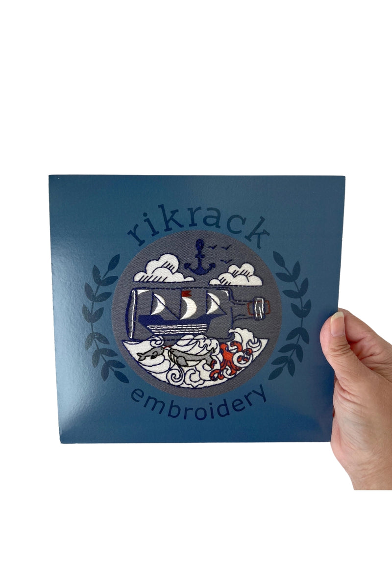 Rikrack Embroidery Kit Ship