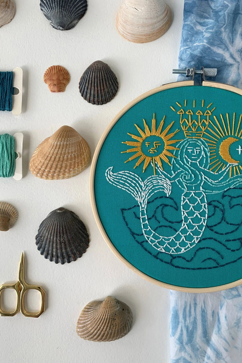 Rikrack Embroidery Kit Mermaid