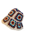 Brixton Crochet Knit Bucket Hat - Multi Color