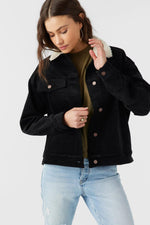 O'Neill Aubrey Corduroy Trucker Jacket - Black