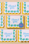Cross Stitch Thank You Cards - Set of 10