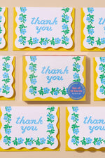 Cross Stitch Thank You Cards - Set of 10