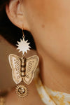 Flatwoods Fawn Summer Butterfly Earrings