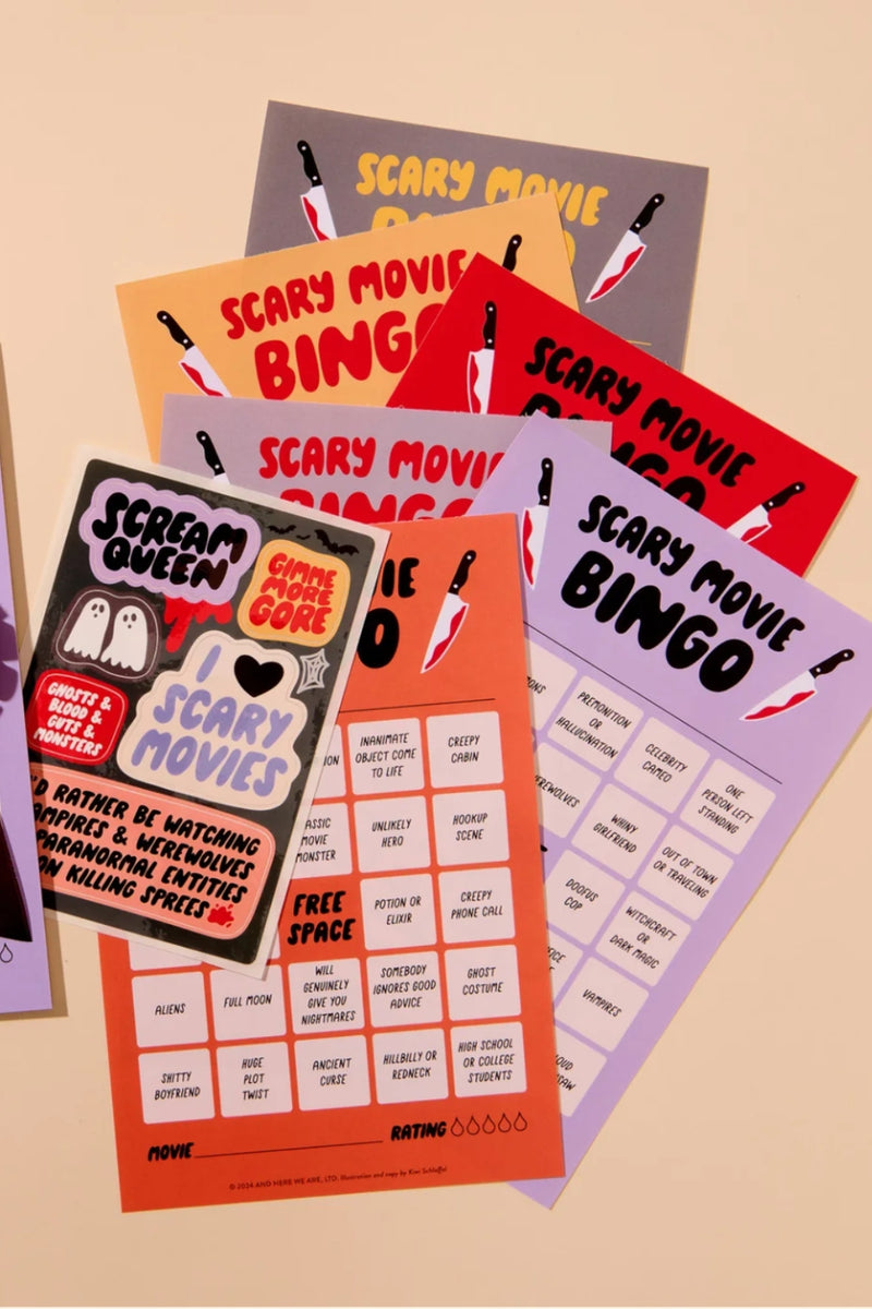 Cheesy Movie Bingo - Scary Movie