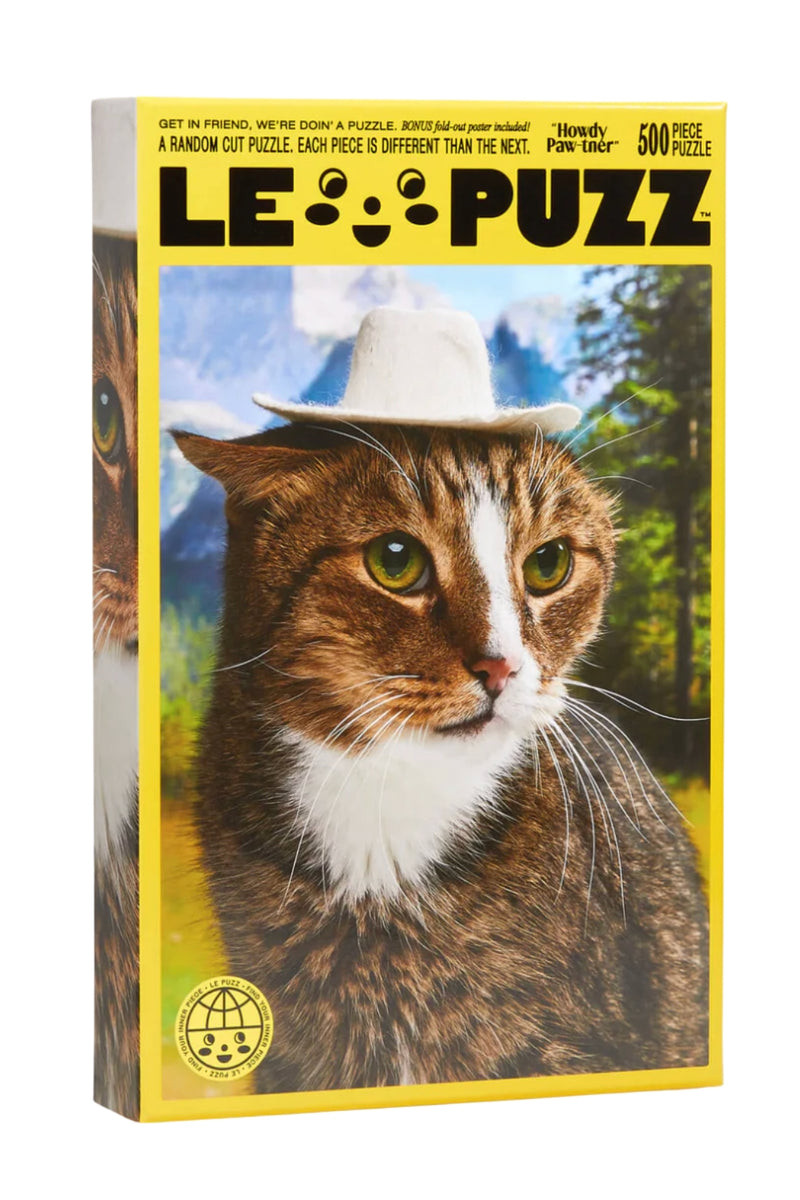 Le Puzz 500 Piece Puzzle - Howdy Paw-tner