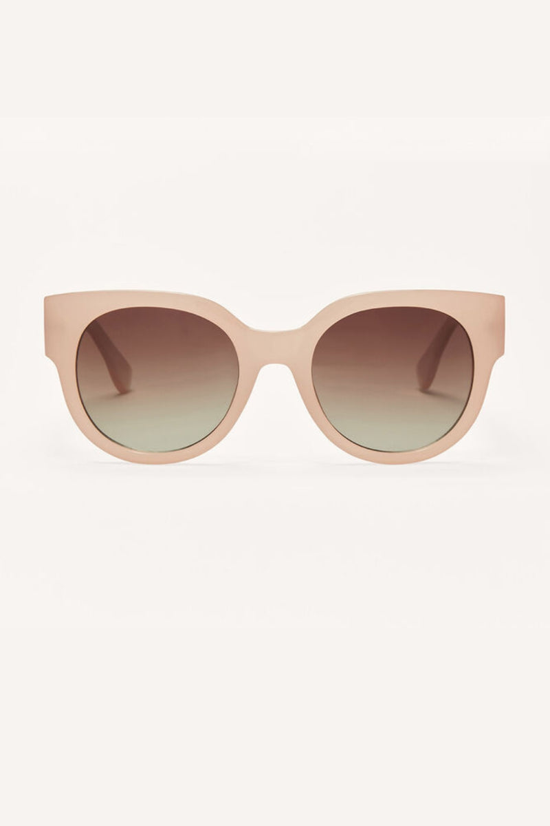 Z Supply Lunch Date Sunglasses - Blush Pink-Gradient